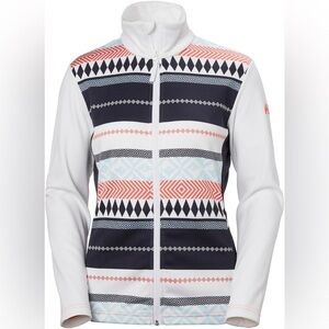 Helly Hansen HH - Graphic Long Sleeve Fleece Patterned Women's Jacket in Size M